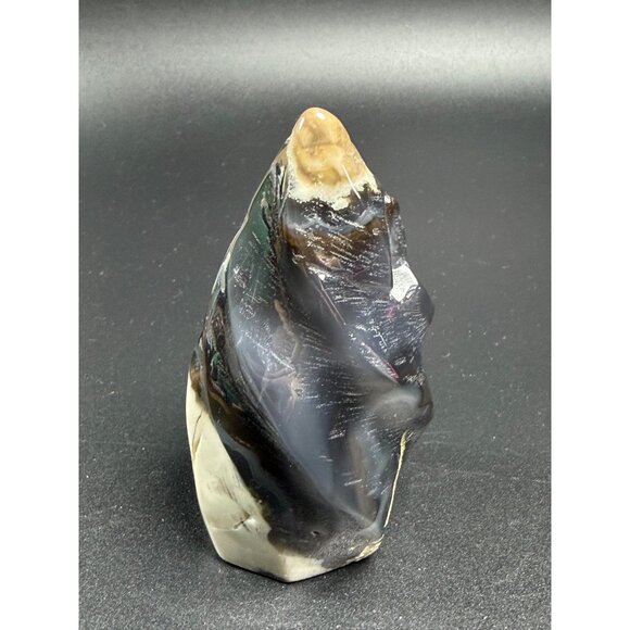 Natural Volcano Agate Flame Polished Healing Crystal Stone 328g 4" UVs - Picture 6 of 15